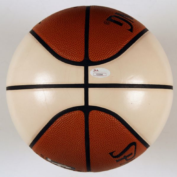 KAREEM ABDUL-JABBAR SIGNED NBA SPALDING BASKETBALL FULL JSA LOA