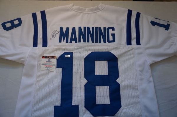 PEYTON MANNING SIGNED COLTS JERSEY