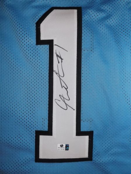 CAM NEWTON SIGNED CAROLINA PANTHERS JERSEY