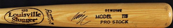 WIL MYERS SIGNED GAME USED LOUISVILLE SLUGGER BASEBALL BAT