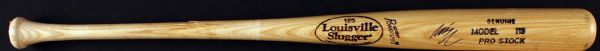 WIL MYERS SIGNED GAME USED LOUISVILLE SLUGGER BASEBALL BAT