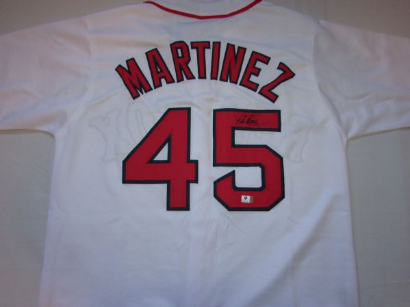 PEDRO MARTINEZ SIGNED BOSTON RED SOX JERSEY