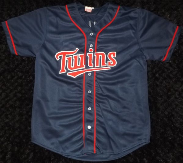 JOE MAUER SIGNED TWINS JERSEY