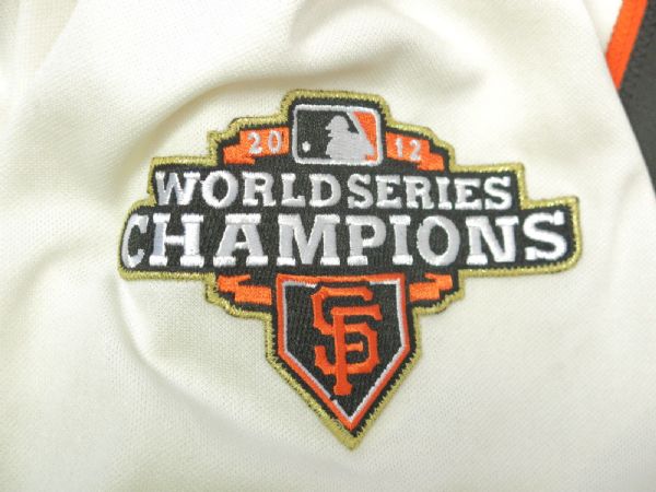 PABLO SANDOVAL SIGNED 2012 WORLD SERIES JERSEY MLB HOLO