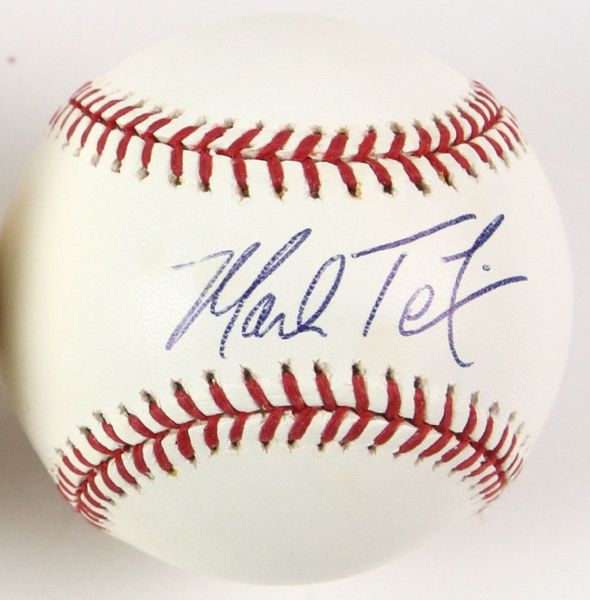 MARK TEIXEIRA SIGNED OML BASEBALL JSA