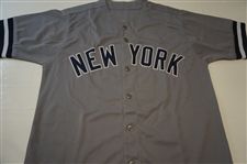 LEE SMITH SIGNED NEW YORK YANKEES JERSEY LEAF AUTHENTICS