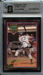 1995 ACTION PACKED #1D DEREK JETER MINOR LEAGUE PLAYER OF THE YR. SIGNED!