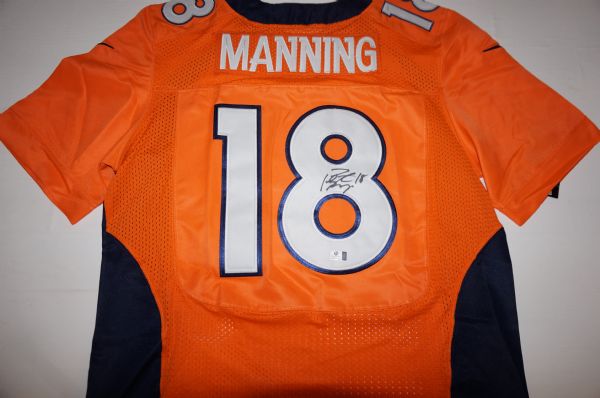 PEYTON MANNING SIGNED BRONCOS NIKE NFL JERSEY