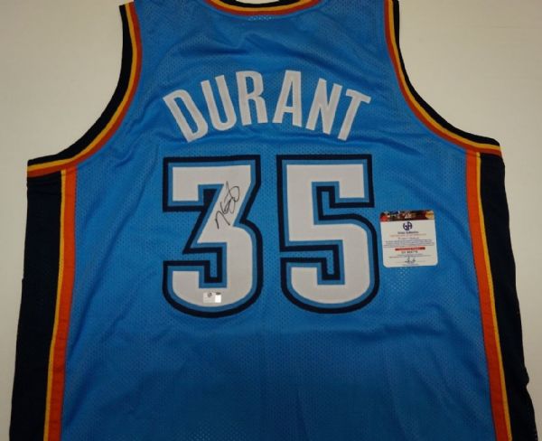 KEVIN DURANT SIGNED OKC JERSEY!!