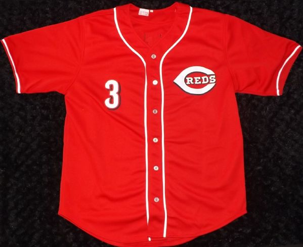 KEN GRIFFEY JR. SIGNED REDS JERSEY