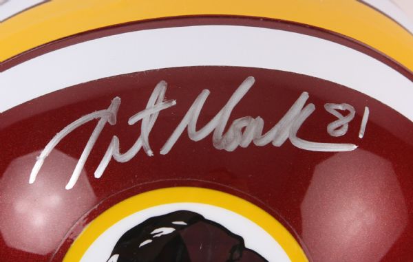 ART MONK SIGNED FULL SIZE WASHINGTON REDSKINS HELMET JSA