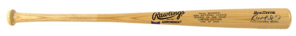 RAUL MONDESI SIGNED L.E. '94 R.O.Y. BASEBALL BAT JSA