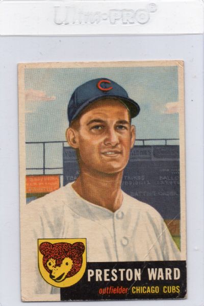 1953 TOPPS #173 PRESTON WARD