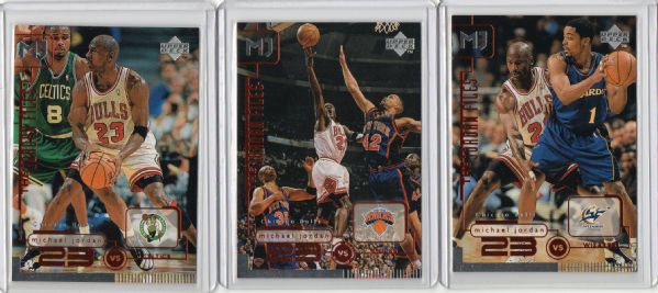 1998 UPPER DECK THE JORDAN FILES LOT OF 10