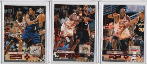 1998 UPPER DECK THE JORDAN FILES LOT OF 10