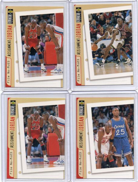 1996 UD COLLECTORS CHOICE ASSIGNMENT JORDAN LOT OF 7