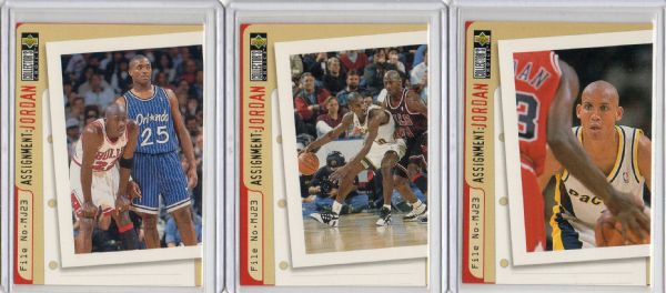 1996 UD COLLECTORS CHOICE ASSIGNMENT JORDAN LOT OF 7