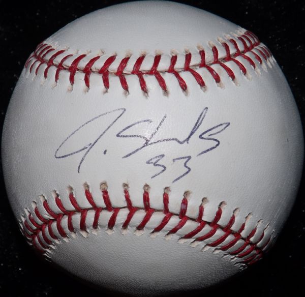 JAMES SHIELDS SIGNED OML BASEBALL SWEET SPOT!!!!