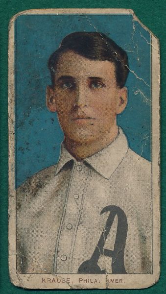 1909-11 T206 POLAR BEAR HARRY KRAUSE PORTRAIT