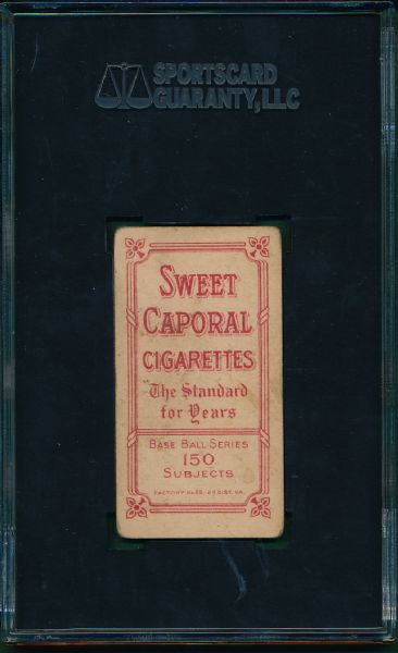 1909-11 T206 SWEET CAPORAL WILBUR GOODE SGC 35