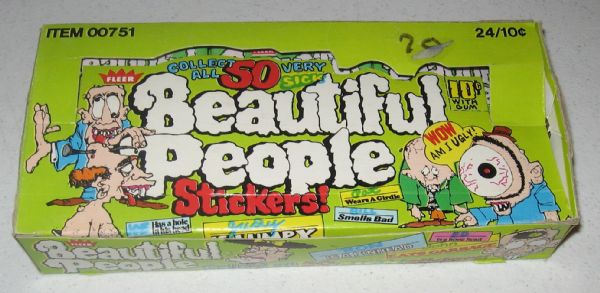 1978 FLEER BEAUTIFUL PEOPLE ORIGINAL RETAIL BOX W/ 21 SEALED PACKS! 