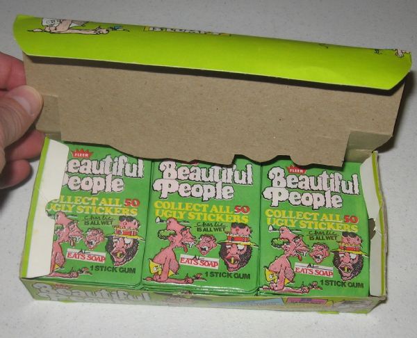 1978 FLEER BEAUTIFUL PEOPLE ORIGINAL RETAIL BOX W/ 21 SEALED PACKS! 