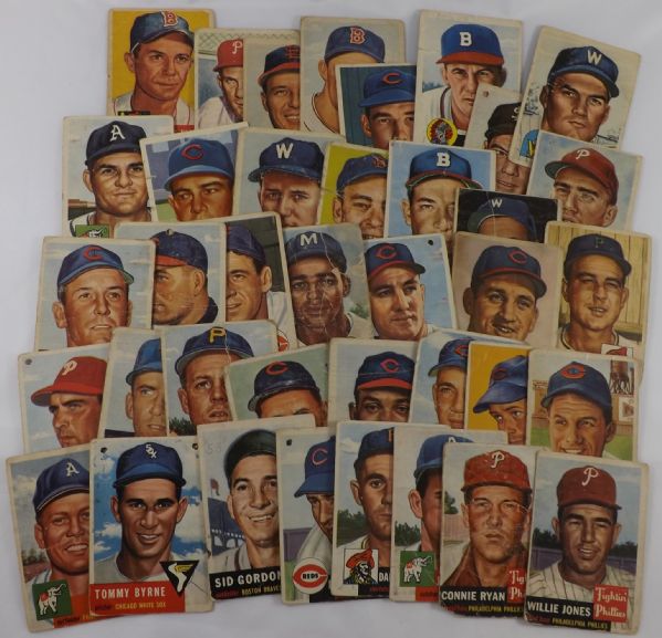 1953 TOPPS LARGE LOT OF 70 CARDS ALL DIFFERENT!!