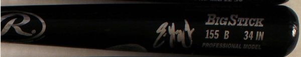 ERIC YOUNG JR. SIGNED GAME USED RAWLINGS BASEBALL BAT