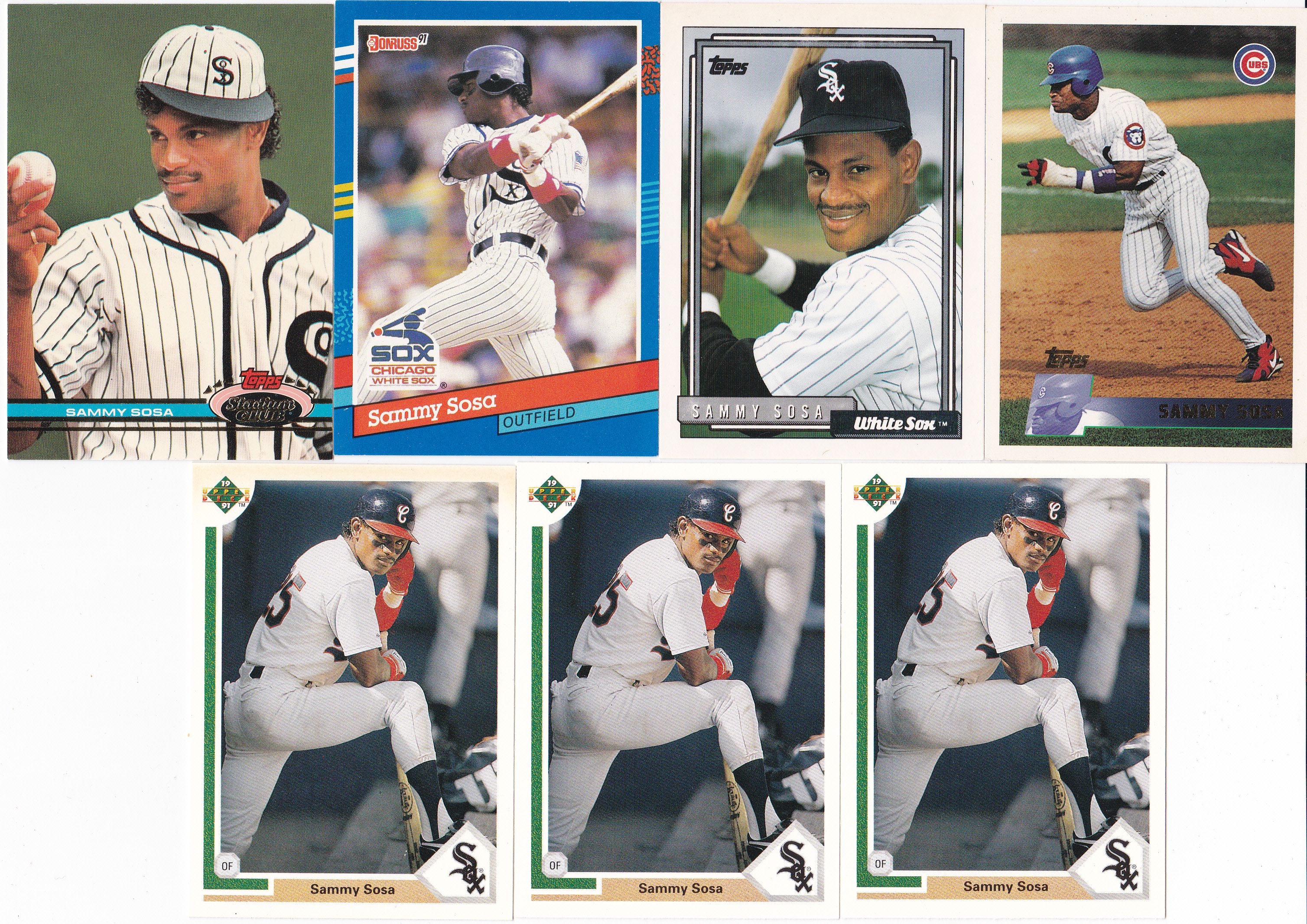 Lot Detail SAMMY SOSA 7 CARD LOT