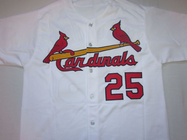 MARK MCGWIRE SIGNED ST. LOUIS CARDINALS JERSEY