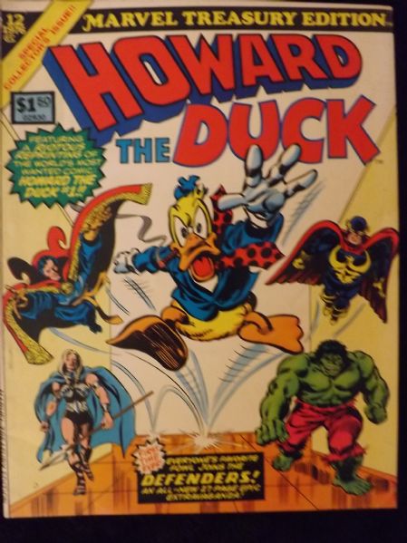 1976 HOWARD THE DUCK MARVEL TREASURY EDITION W/DEFENDERS