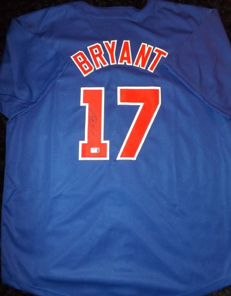 KRIS BRYANT SIGNED CHICAGO CUBS JERSEY