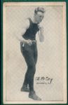 1921 EXHIBIT AL MCCOY POST CARD BOXING