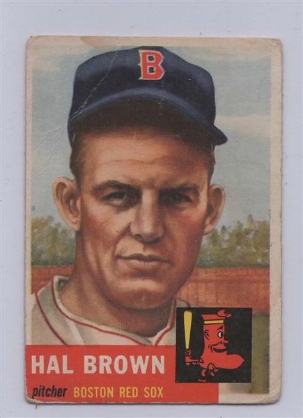 1953 TOPPS #184 HAL BROWN