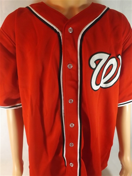 STEPHEN STRATSBURG SIGNED WASHINGTON NATIONALS JERSEY