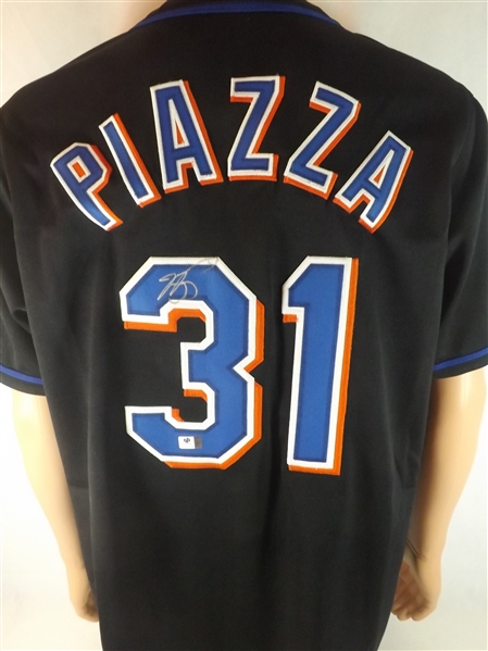 MIKE PIAZZA SIGNED NEW YORK METS JERSEY