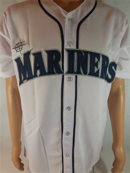 KEN GRIFFEY JR. SIGNED MARINERS JERSEY!