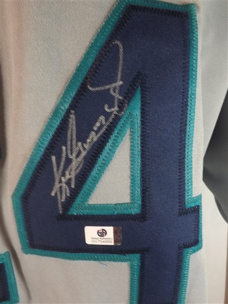 KEN GRIFFEY JR. SIGNED MARINERS JERSEY!