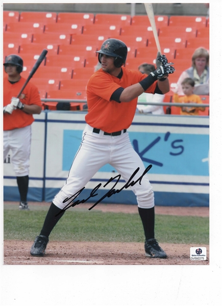 NICK MARKAKIS SIGNED 8X10 PHOTO