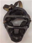 VINTAGE CATCHERS UMPIRE BASEBALL MASK SOLID STEEL & LEATHER! WITH STRAPS