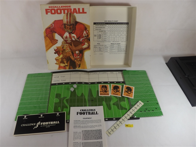 1972 CHALLENGE FOOTBALL BOARD GAME COMPLETE