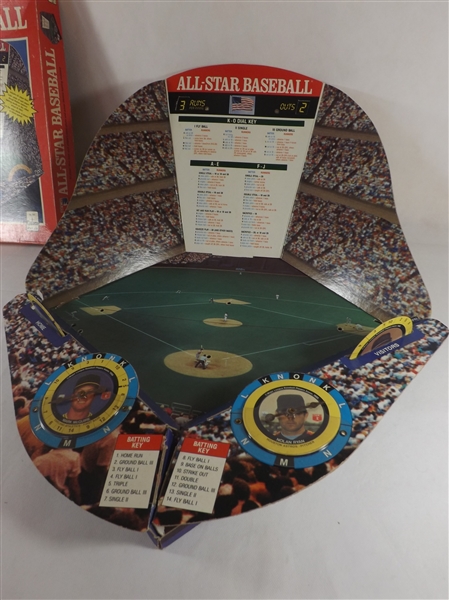 1989 CADACO ALL-STAR BASEBALL GAME WITH 58 ORIGINAL CARDS WITH STAT BACKS