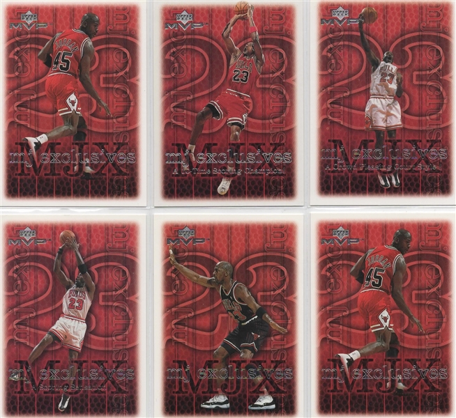 --1999-2000 (12) MICHAEL JORDAN UD MVP MJ EXCLUSIVES SP CARDS.