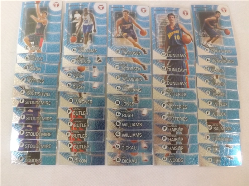 --2002-03 TOPPS PRISTINE BASKETBALL COMMON ROOKIES,MANY STARS!