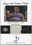 2003-04 UD EXQUISITE COLLECTION ROOKIE PATCH SIGNED #54 LEANDRO BARBOSA 130/225
