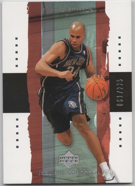 2003-04 UD EXQUISITE COLLECTION #24 RICHARD JEFFERSON 061/225