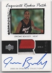 2003-04 UD EXQUISITE COLLECTION ROOKIE PATCH SIGNED #57 JEROME BEASLEY /225