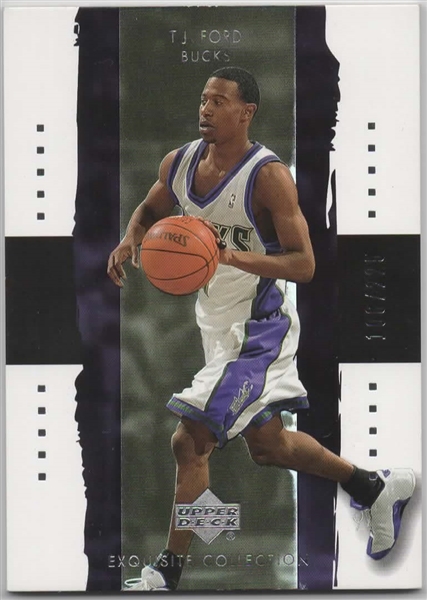 2003-04 UD EXQUISITE COLLECTION #20 T.J. FORD 106/225