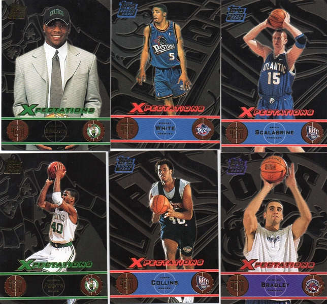 --2001/02 TOPPS XPECTATIONS BASKETBALL ROOKIE CARDS,MANY STARS.