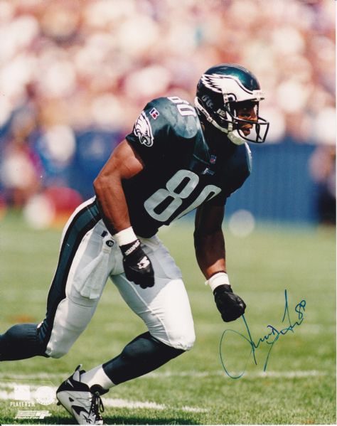 LOT OF 3 - IRVING FRYAR SIGNED 8X10 EAGLES PHOTOS